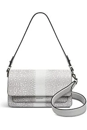 Radley Leather Lane - Faux Lizard Medium Flapover Shoulder Bag