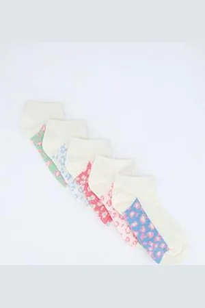 Everyday Basic 5Pk Printed Pastel Animal Trainer Liners