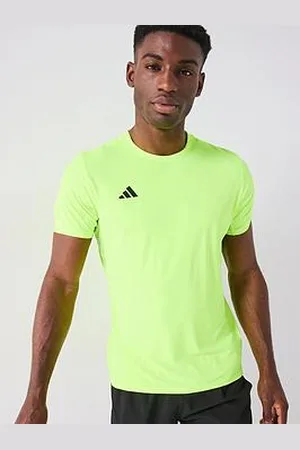 adidas Mens Running Adizero T-Shirt - Yellow