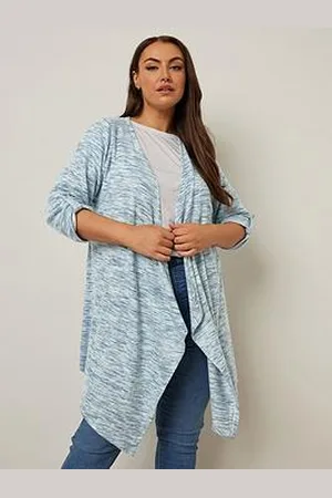 Yours Curve Tab Detail Cardigan