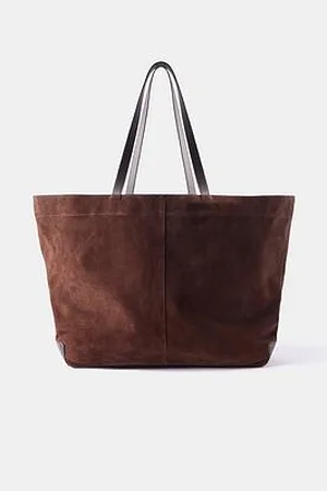 mint&berry Betty Oversized Suede Tote