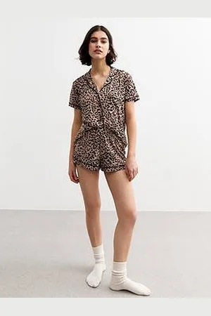 New Look Animal Print Short Pyjama Set