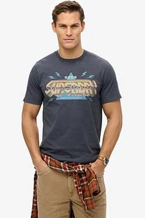Superdry Rock Band Logo Relaxed Fit T-Shirt