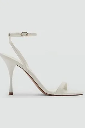 MANGO Strappy Heeled Sandals