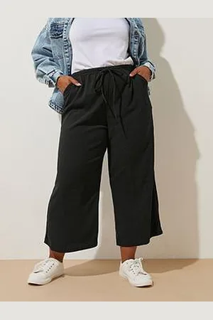 Yours Curve Tie Waist Culotte