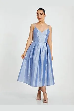 Quiz Petite Taffeta Midi Dress