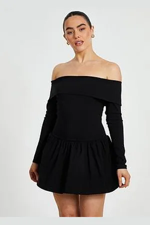 Quiz Petite Bardot Skater Dress