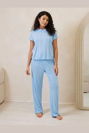Chelsea Peers Pointelle Long Pyjama Set