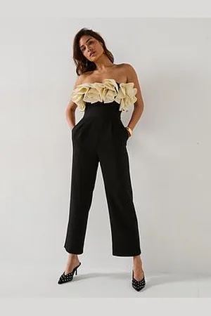 Very Bandeau Ruffle Mono Jumpsuit