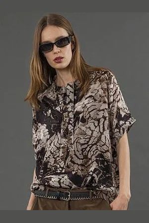 Religion Mystic Blouse In Animal Print