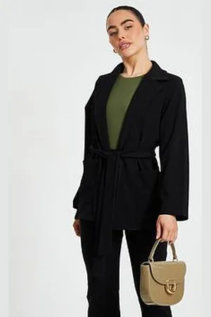 Quiz Petite Tie Waist Blazer