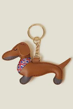 Accessorize London Sausage Dog Key Ring