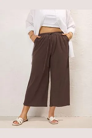 Yours Curve Tie Waist Culotte