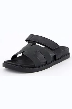 Very Velcro Strap Footbed Slider Sandal