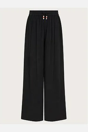 Monsoon Girls Wide Leg Crinkle Trousers