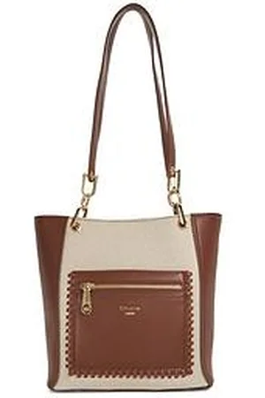 Dune Duckie Long Handle Logo Tote - Tan
