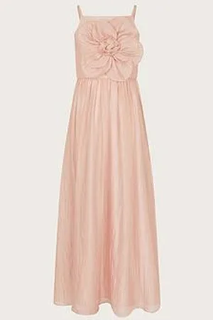 Monsoon Girls Nola 3D Flower Organza Prom Dress