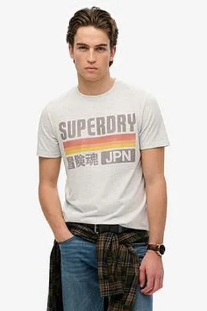Superdry Japan Stripe Print Relaxed T-Shirt