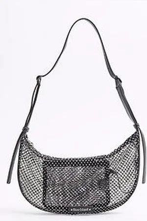 River Island Heatseal Mesh Shoulder Bag