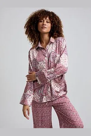 Lily & Lionel Evie Long Sleeve Aster Patchwork Print Long Pyjama