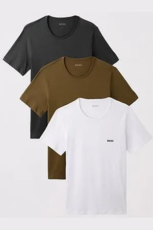HUGO BOSS 3 Pack Classic Crew T-Shirt - Assorted