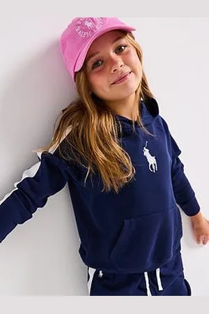 Ralph Lauren Girls Hoodie - White/