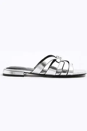 River Island Strappy Mule Flat Sandal