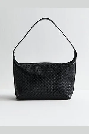 New Look Woven Faux Leather Shoulder Bag