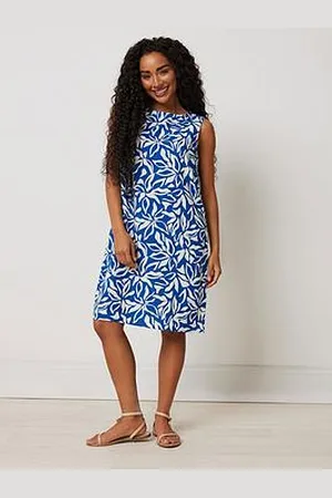 M&Co Petite Abstract Print Shift Dress