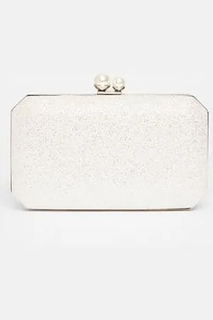Quiz Bridal Shimmer Box Bag