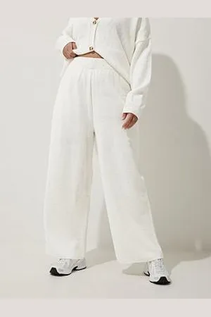 Yours Curve Pastel Nibble Wide Leg Trouser