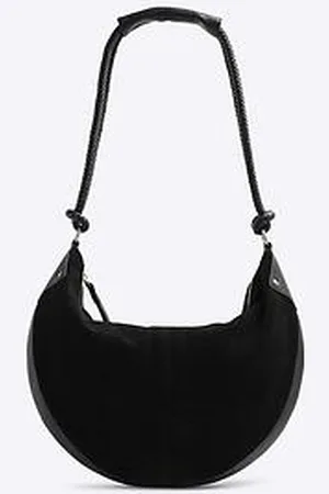 River Island Suede Knot Handle Slouchy Shoulder Bag