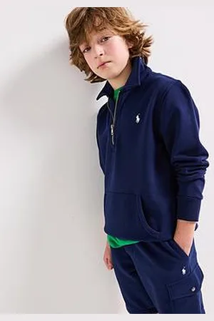 Ralph Lauren Boys Half Zip Sweat Top
