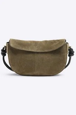 River Island Suede Scoop Cross Body Bag