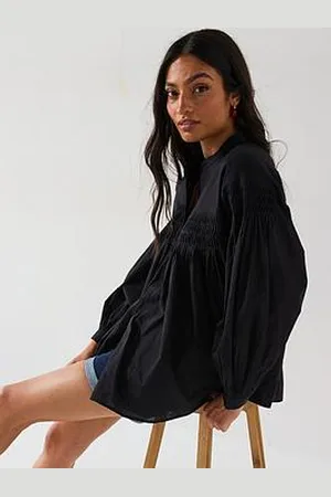 Very Cotton Button Through Blouse