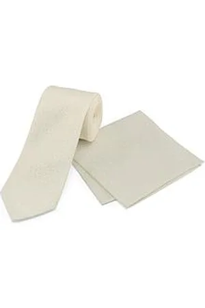 Skopes Champagne Mosaic Tie And Pocket Square Set