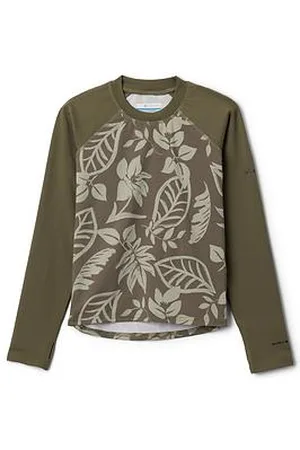 Columbia Kids Unisex Sandy Shores Printed Long Sleeve Sunguard