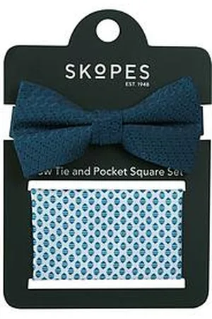 Skopes Bow Tie And Pocket Square Set