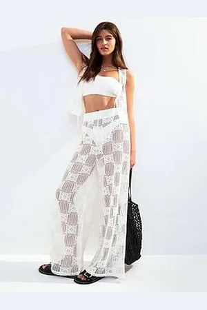 New Look Crochet Wide Leg Beach Trousers