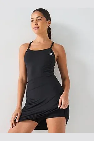 adidas Womens Train Essentials Dress - Black