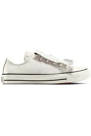 Converse Womens Chuck Taylor All Star Canvas Oxvintage White/Egret/Black - White/Black