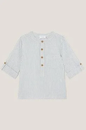 Monsoon Boys Stripe Cotton Stripe Shirt