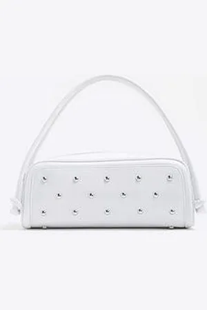 River Island Studded Knot Shoulder Bag