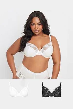 Yours Curve 2 Pack Molly Underwired Bra