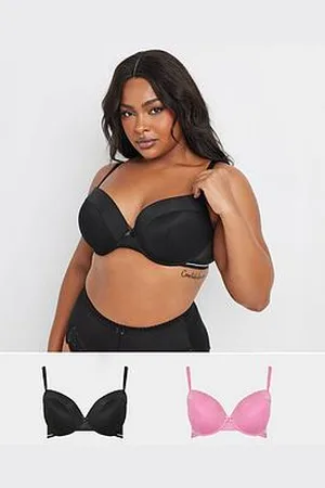 Yours Curve 2 Pack Padded Plunge Bra