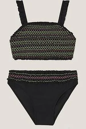 Monsoon Girls Shirred Stitch Bikini Set