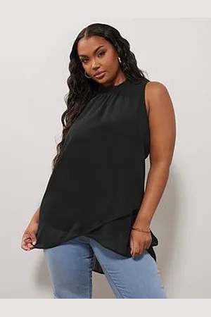 Yours Curve High Low Layered Blouse