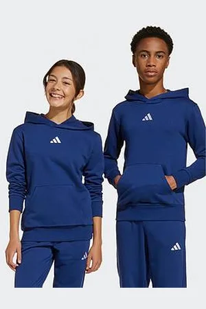 adidas Junior Boys Essentials Hoodie - Blue