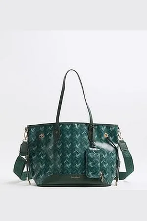 River Island Geometric Side Tie Shopper Bag