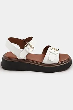 Yours Extra Wide Fit Buckle Chunky Platform Sandal